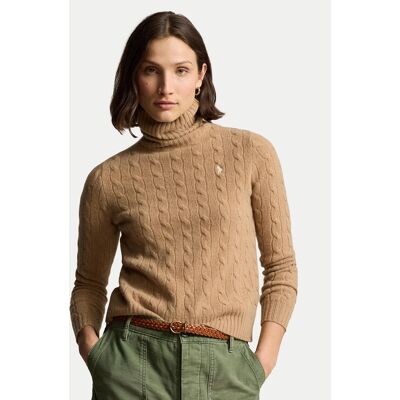 Polo Ralph Lauren Rollkragenpullover 211888686006 Beige Regular Fit XS female Polo Ralph Lauren Rollkragenpullover 211888686006 Beige Regular Fit XS female