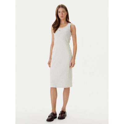 Calvin Klein Jeans Kleid für den Alltag LV047F257G Beige Slim Fit S female Calvin Klein Jeans Kleid für den Alltag LV047F257G Beige Slim Fit S female