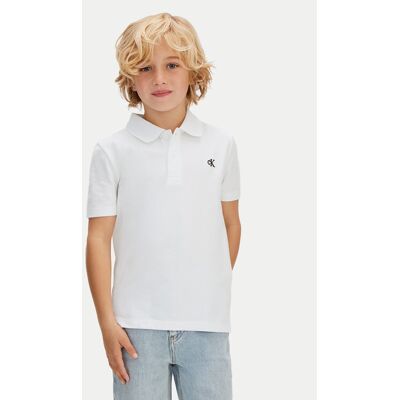 Calvin Klein Jeans Poloshirt LVCKSJB29B Weiß Regular Fit 14Y unisex Calvin Klein Jeans Poloshirt LVCKSJB29B Weiß Regular Fit 14Y unisex