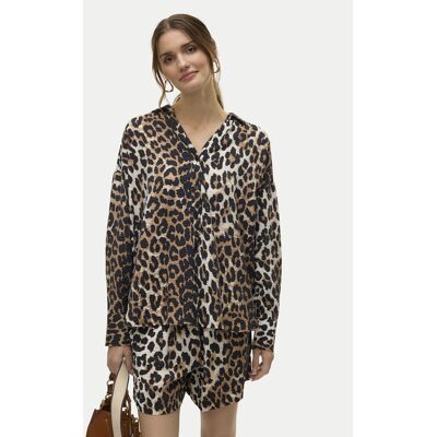 Vero Moda Hemd Josie 10315150 Braun Oversize XS female Vero Moda Hemd Josie 10315150 Braun Oversize XS female