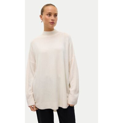Vero Moda Pullover Plaza 10290784 Beige Loose Fit S female Vero Moda Pullover Plaza 10290784 Beige Loose Fit S female