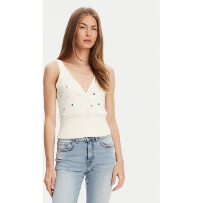 United Colors Of Benetton Top 10C1EH01A Beige Regular Fit M female United Colors Of Benetton Top 10C1EH01A Beige Regular Fit M female