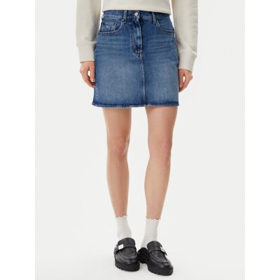 Tommy Jeans Jeansrock DW0DW20136 Blau Mom Fit 27 female Tommy Jeans Jeansrock DW0DW20136 Blau Mom Fit 27 female