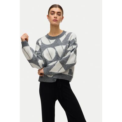 Vero Moda Pullover Love 10331432 Grau Regular Fit M female Vero Moda Pullover Love 10331432 Grau Regular Fit M female