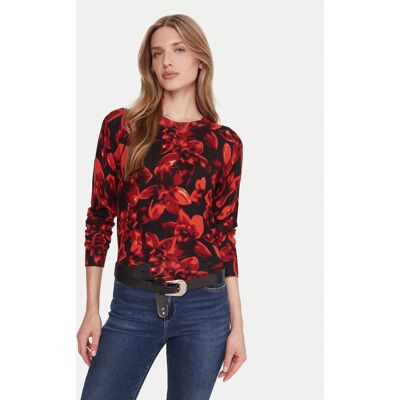 Desigual Pullover Lund 25WWJF16 Rot Regular Fit M female Desigual Pullover Lund 25WWJF16 Rot Regular Fit M female