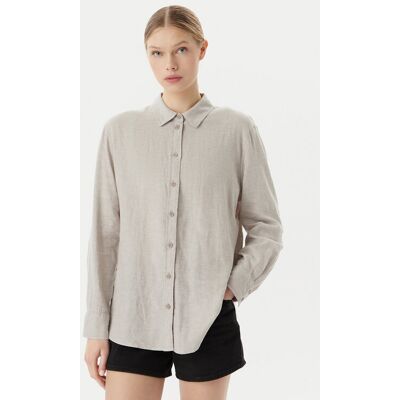 Vero Moda Hemd Linn 10305085 Grau Relaxed Fit M female Vero Moda Hemd Linn 10305085 Grau Relaxed Fit M female