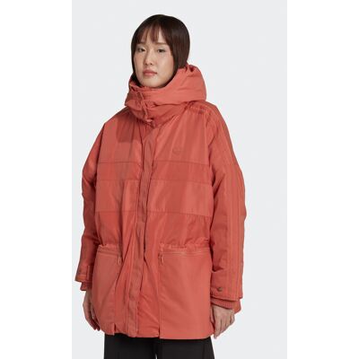 adidas Übergangsjacke Parka HK5248 Orange Loose Fit 40 female adidas Übergangsjacke Parka HK5248 Orange Loose Fit 40 female