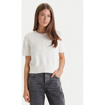 Calvin Klein Jeans Pullover Chunky LV044E306G Beige Regular Fit M female Calvin Klein Jeans Pullover Chunky LV044E306G Beige Regular Fit M female