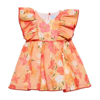 Abel & Lula Sommerkleid 5020 Orange Regular Fit 6_9M female Abel & Lula Sommerkleid 5020 Orange Regular Fit 6_9M female