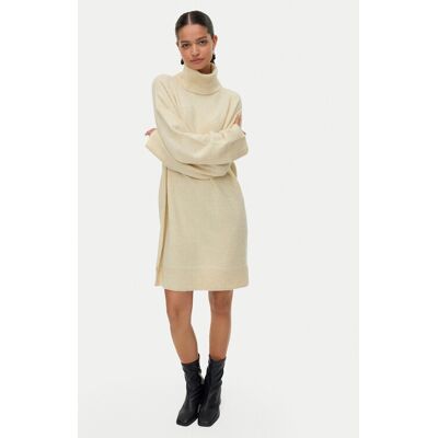 Vero Moda Strickkleid Aquarius 10331900 Beige Regular Fit S female Vero Moda Strickkleid Aquarius 10331900 Beige Regular Fit S female