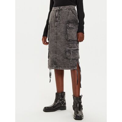 Alpha Industries Jeansrock 148068 Grau Regular Fit XS female Alpha Industries Jeansrock 148068 Grau Regular Fit XS female