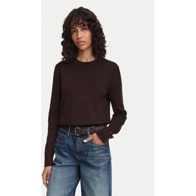 Tommy Hilfiger Pullover WW0WW52298 Dunkelbraun Regular Fit XXS female Tommy Hilfiger Pullover WW0WW52298 Dunkelbraun Regular Fit XXS female