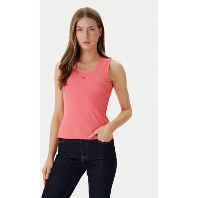 Tommy Jeans Top Essential DW0DW20673 Rosa Slim Fit S female Tommy Jeans Top Essential DW0DW20673 Rosa Slim Fit S female