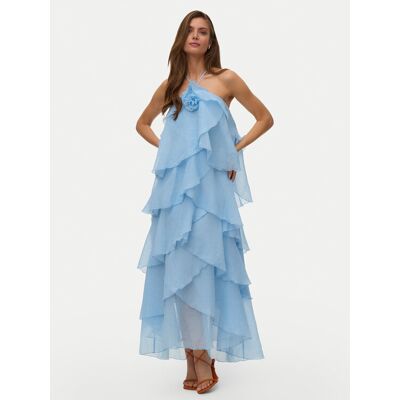 Vero Moda Sommerkleid Delillah 10338846 Hellblau Regular Fit XL female Vero Moda Sommerkleid Delillah 10338846 Hellblau Regular Fit XL female