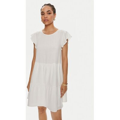 Vila Sommerkleid Summer 14098932 Weiß Regular Fit 42 female Vila Sommerkleid Summer 14098932 Weiß Regular Fit 42 female