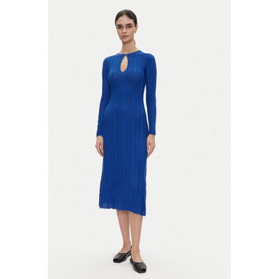 Pepe Jeans Strickkleid Natasha PL953642 Blau Slim Fit M female Pepe Jeans Strickkleid Natasha PL953642 Blau Slim Fit M female