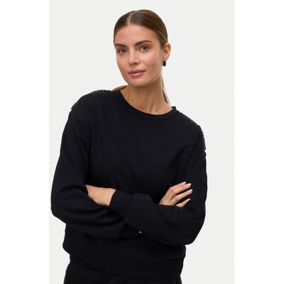 Vero Moda Sweatshirt Daisy 10338101 Schwarz Regular Fit M female Vero Moda Sweatshirt Daisy 10338101 Schwarz Regular Fit M female
