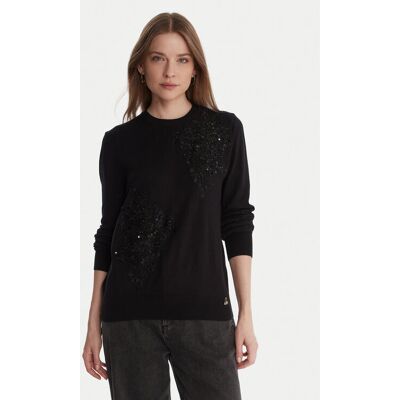 Artigli Pullover ACMA002801 Schwarz Regular Fit M female Artigli Pullover ACMA002801 Schwarz Regular Fit M female