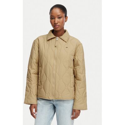 Tommy Jeans Übergangsjacke Tjw Coach DW0DW22909 Beige Regular Fit M female Tommy Jeans Übergangsjacke Tjw Coach DW0DW22909 Beige Regular Fit M female