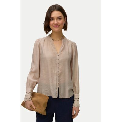 Vero Moda Hemd Irina 10338396 Beige Regular Fit S female Vero Moda Hemd Irina 10338396 Beige Regular Fit S female