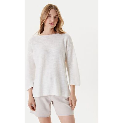 United Colors Of Benetton Pullover 115GD10CT Weiß Boxy Fit M female United Colors Of Benetton Pullover 115GD10CT Weiß Boxy Fit M female