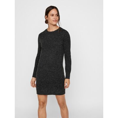 Vero Moda Strickkleid 10215523 Schwarz Relaxed Fit XS female Vero Moda Strickkleid 10215523 Schwarz Relaxed Fit XS female