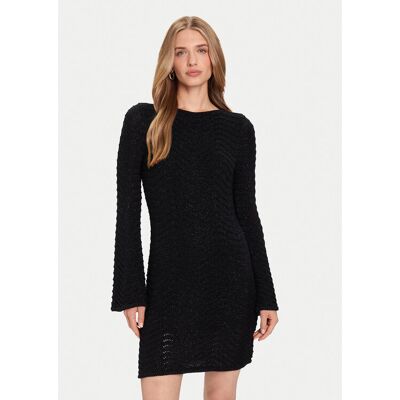 Guess Strickkleid W5BK83 Z0192 Schwarz Regular Fit M female Guess Strickkleid W5BK83 Z0192 Schwarz Regular Fit M female