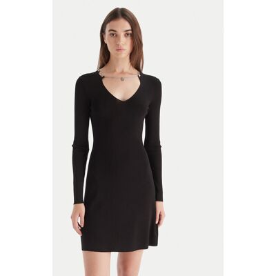 HUGO Strickkleid Sibery 50548244 Schwarz Slim Fit S female HUGO Strickkleid Sibery 50548244 Schwarz Slim Fit S female