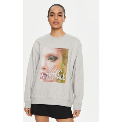 HUGO Sweatshirt Classic 50534260 Grau Oversize M female HUGO Sweatshirt Classic 50534260 Grau Oversize M female