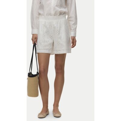 Vero Moda Stoffshorts Eliza 10346709 Weiß Regular Fit M female Vero Moda Stoffshorts Eliza 10346709 Weiß Regular Fit M female
