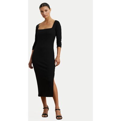 LAUREN RALPH LAUREN Strickkleid 200978539001 Schwarz Slim Fit S female LAUREN RALPH LAUREN Strickkleid 200978539001 Schwarz Slim Fit S female