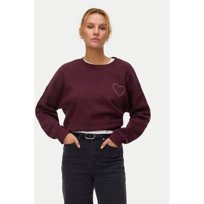 Vero Moda Sweatshirt Lotte 10333544 Violett Regular Fit S female Vero Moda Sweatshirt Lotte 10333544 Violett Regular Fit S female