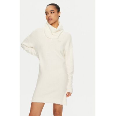 Liu Jo Strickkleid WF4430 MA49P Écru Regular Fit M female Liu Jo Strickkleid WF4430 MA49P Écru Regular Fit M female