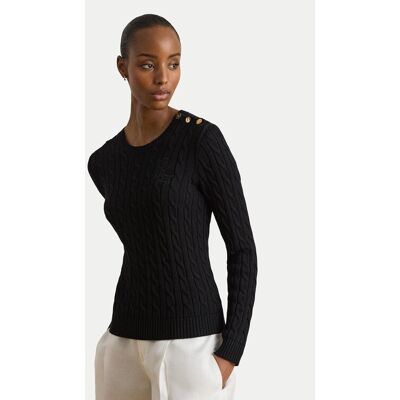 LAUREN RALPH LAUREN Pullover 200P14039001 Schwarz Regular Fit XL female LAUREN RALPH LAUREN Pullover 200P14039001 Schwarz Regular Fit XL female