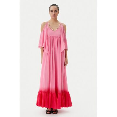 PINKO Sommerkleid Io Canto Abito 104950 A2G4 Rosa Relaxed Fit 42 female PINKO Sommerkleid Io Canto Abito 104950 A2G4 Rosa Relaxed Fit 42 female