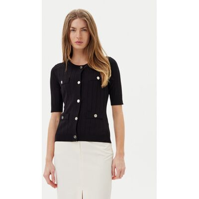 Artigli Strickjacke ACMA001877 Schwarz Regular Fit S female Artigli Strickjacke ACMA001877 Schwarz Regular Fit S female