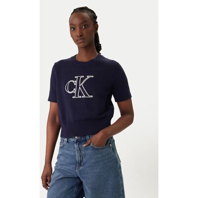 Calvin Klein Jeans Pullover LV047F356G Violett Regular Fit L female Calvin Klein Jeans Pullover LV047F356G Violett Regular Fit L female