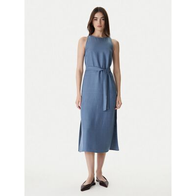 Marella Sommerkleid Acerbi 2615221091 Dunkelblau Regular Fit 42 female Marella Sommerkleid Acerbi 2615221091 Dunkelblau Regular Fit 42 female