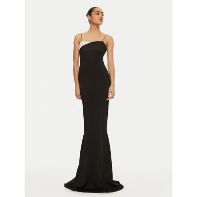 JACQUEMUS Strickkleid 24E241KN449 Schwarz Regular Fit 36 female JACQUEMUS Strickkleid 24E241KN449 Schwarz Regular Fit 36 female