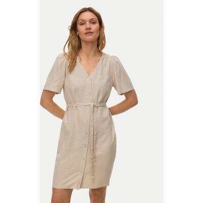 Vero Moda Sommerkleid Mymilo 10340466 Beige Regular Fit M female Vero Moda Sommerkleid Mymilo 10340466 Beige Regular Fit M female