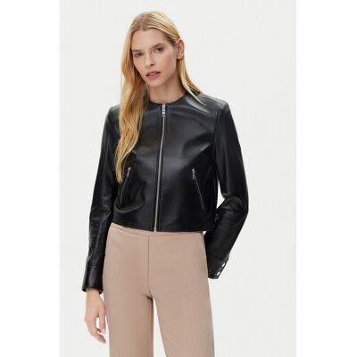 BOSS Lederjacke Sadenita 50531325 Schwarz Regular Fit 38 female BOSS Lederjacke Sadenita 50531325 Schwarz Regular Fit 38 female
