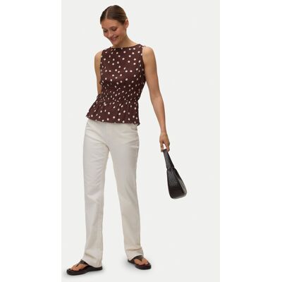Vero Moda Bluse Elisa 10347963 Dunkelbraun Loose Fit M female Vero Moda Bluse Elisa 10347963 Dunkelbraun Loose Fit M female