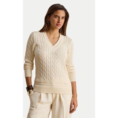 LAUREN RALPH LAUREN Pullover 200888795011 Creme Relaxed Fit M female LAUREN RALPH LAUREN Pullover 200888795011 Creme Relaxed Fit M female