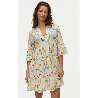 Vero Moda Sommerkleid Elena 10357444 Hellgelb Regular Fit M female Vero Moda Sommerkleid Elena 10357444 Hellgelb Regular Fit M female