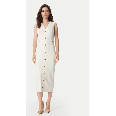 MICHAEL Michael Kors Strickkleid MT683J25ZV Creme Slim Fit M female MICHAEL Michael Kors Strickkleid MT683J25ZV Creme Slim Fit M female