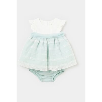 Mayoral Sommerkleid 1824 Blau Regular Fit 6_9M female Mayoral Sommerkleid 1824 Blau Regular Fit 6_9M female