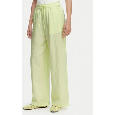Tommy Jeans Stoffhose DW0DW22285 Hellgrün Loose Fit XXS female Tommy Jeans Stoffhose DW0DW22285 Hellgrün Loose Fit XXS female