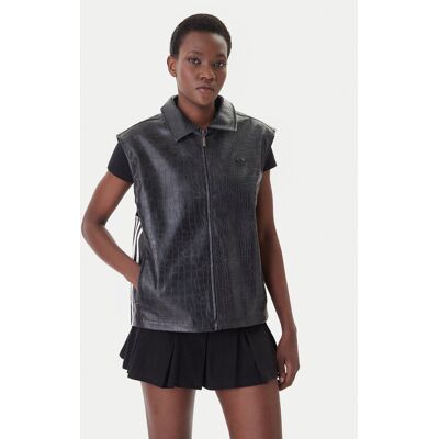adidas Weste Pleather KE5033 Schwarz Oversize M female adidas Weste Pleather KE5033 Schwarz Oversize M female
