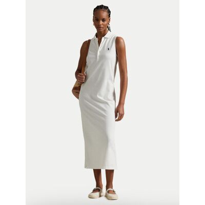 Polo Ralph Lauren Kleid für den Alltag 211968292001 Weiß Regular Fit XS female Polo Ralph Lauren Kleid für den Alltag 211968292001 Weiß Regular Fit XS female