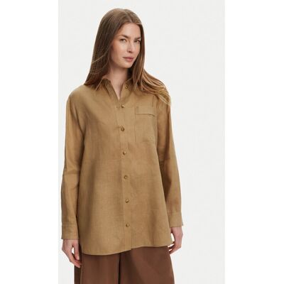 Max Mara Leisure Hemd Noel 2516111018 Braun Regular Fit 40 female Max Mara Leisure Hemd Noel 2516111018 Braun Regular Fit 40 female